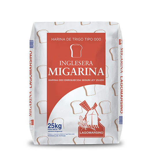 Harina de trigo 000 Inglesera Industrial Migarina